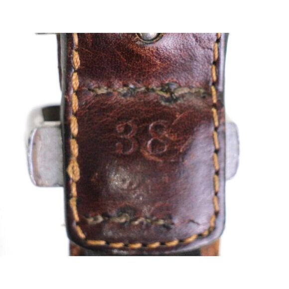 Men BRIGHTON BROWN BLACK GENUINE LEATHER 1 1/8\